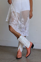 Load image into Gallery viewer, 1970s Peach Coral Leather Cowgirl Boots by Justin