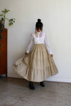Load image into Gallery viewer, 1980s Khaki Cotton Skirt