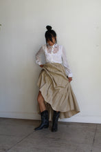 Load image into Gallery viewer, 1980s Khaki Cotton Skirt