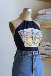 Spread Your Wings Halter Top Blue