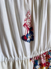 Load image into Gallery viewer, Hibiscus Floral Tablecloth Jumpsuit ~ Large US 12-14