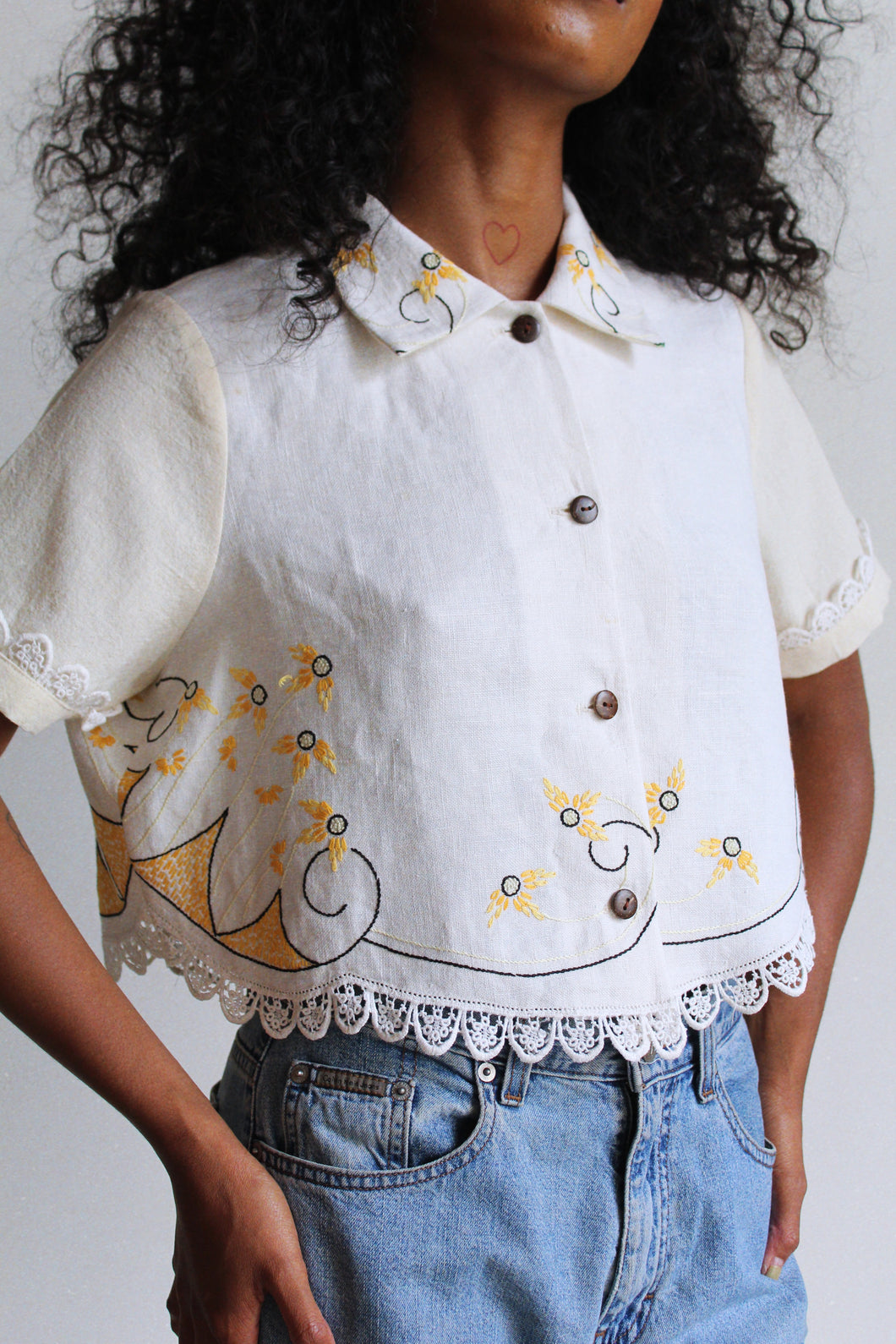 Towards the Sun Crop Top