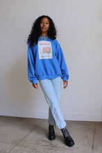 Load image into Gallery viewer, Botan Raglan Sweatshirt Blue