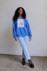 Botan Raglan Sweatshirt Blue
