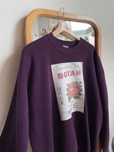 Botan Sweatshirt Eggplant Purple
