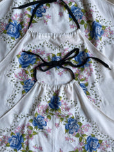 Load image into Gallery viewer, Blue Rose Hankie Halter Tops | Large