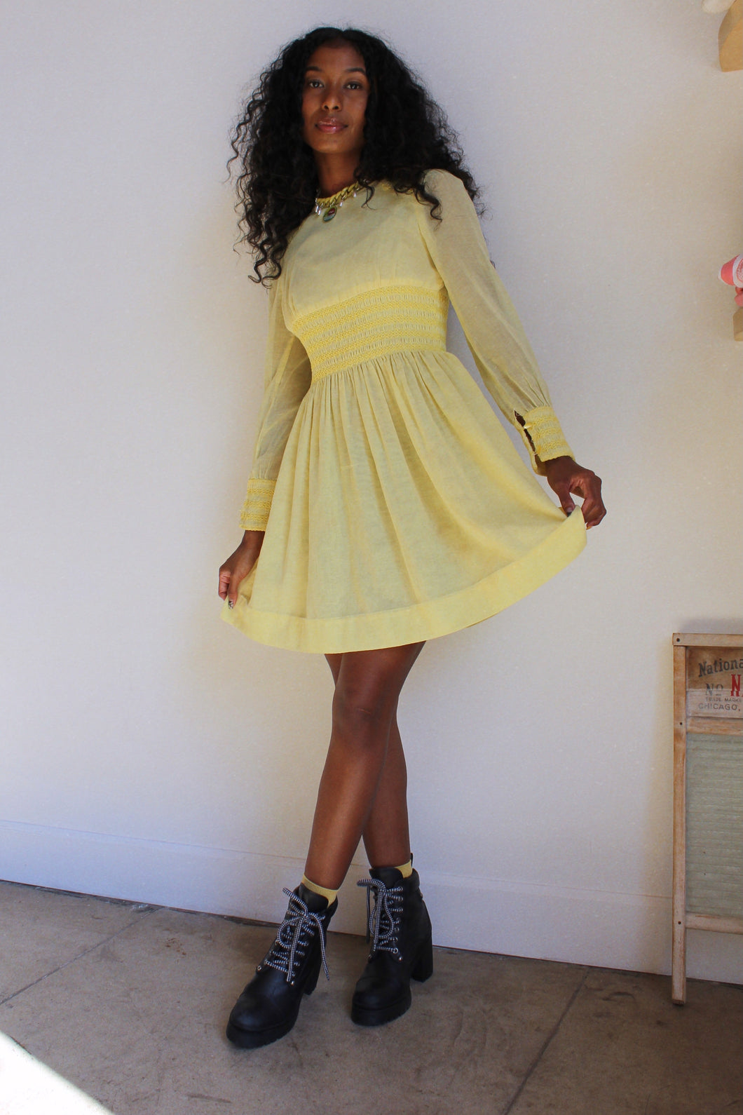 Lemon Drop Mini Dress