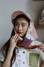Load image into Gallery viewer, Floral Quilt Top Patchwork Bonnet