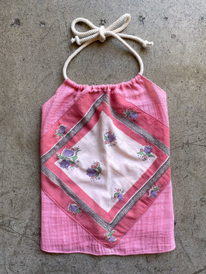 Hankie Halter Top Pink Gauze - Mauve Tulip | XL