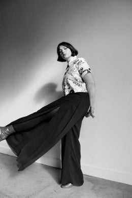 Open Leg Palazzo Pants