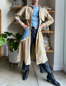 Universal Patchwork Trench Coat