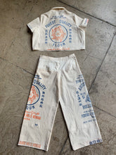 Load image into Gallery viewer, MADE TO ORDER: Kokuho Rose Crop Top &amp; Trousers Set