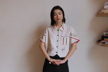Load image into Gallery viewer, Play Hard Antique Patchwork Crop Top
