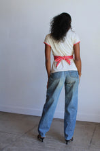 Load image into Gallery viewer, 1970s Calico Scoop Neck Tee