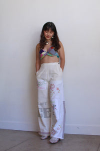 Rice Sack Patchwork Trousers