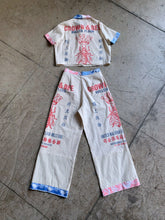 Load image into Gallery viewer, MADE TO ORDER: Kokuho Rose Crop Top &amp; Trousers Set