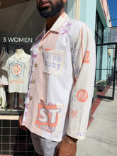 Load image into Gallery viewer, Lay or Bust Pastel Feed Sack Work Shirt