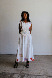 Happy Day Antique Linen Patchwork Dress