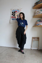 Load image into Gallery viewer, Flower of the Dragon Vintage Blue Short Sleeve Raglan Sweatshirt