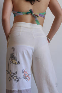 Rice Sack Patchwork Trousers