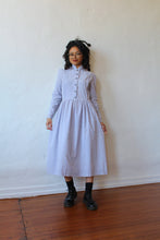 Load image into Gallery viewer, 1970s Laura Ashley Periwinkle Calico Print Corduroy Dress