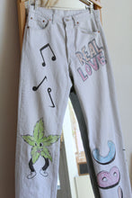 Load image into Gallery viewer, Real Love Painted Levi&#39;s 501