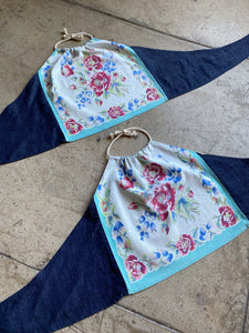 Painterly Halter Tops