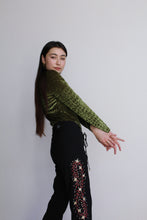 Load image into Gallery viewer, Y2K Manuel Cuevas Western Lace Up Embroidered Pants