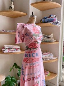 Pink Notan Rice Sack Dress