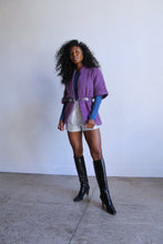 Load image into Gallery viewer, 1960s Purple Mohair Open Cardigan