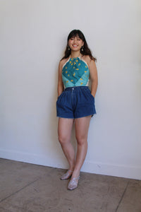 Charm Bracelet Hankie Halter Top