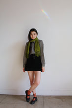 Load image into Gallery viewer, 1980s B&amp;W Striped Blouse