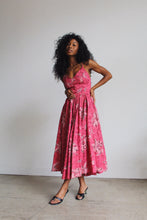 Load image into Gallery viewer, 1970s Pink Batik Sundress