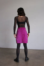 Load image into Gallery viewer, 1980s Fuchsia Suede Pencil Skirt
