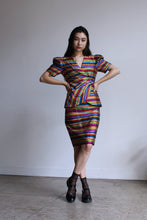 Load image into Gallery viewer, Jewel Silk Striped Suit