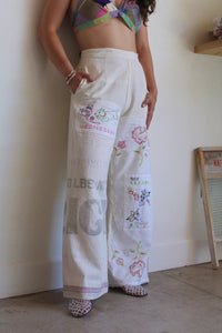 Rice Sack Patchwork Trousers