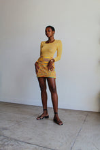 Load image into Gallery viewer, Vintage Rainbow Hand Knit Miniskirt