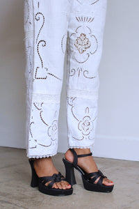 Antique Lace Patchwork Jumpsuit