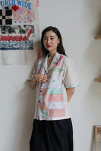 Load image into Gallery viewer, Plaid Patchwork Rice Sack Button Up