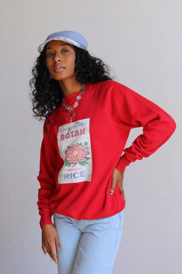 Botan Raglan Sweatshirt Red