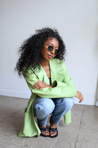 Deadstock 90s Sunglasses: Round Aviator