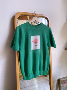 Primary Rose Green Raglan Sweater | Medium