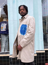 Load image into Gallery viewer, Cool Hand Luke Vintage Patchwork Trench Coat