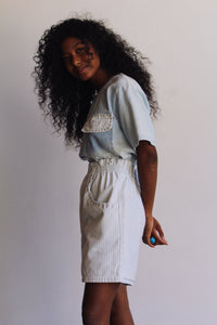 1980s Studded Pinstripe Set