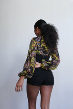 Load image into Gallery viewer, 1960s Paisley Empire Waist Romper