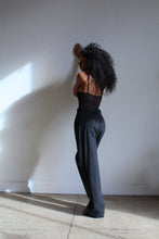Load image into Gallery viewer, 1980s Grey Wool Pinstripe Trousers