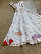 Load image into Gallery viewer, Happy Day Antique Linen Patchwork Dress