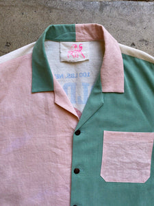 Worldwide Color Block Work Shirt XL