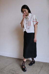 Play Hard Antique Patchwork Crop Top