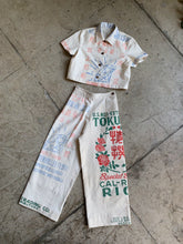 Load image into Gallery viewer, MADE TO ORDER: Kokuho Rose Crop Top &amp; Trousers Set
